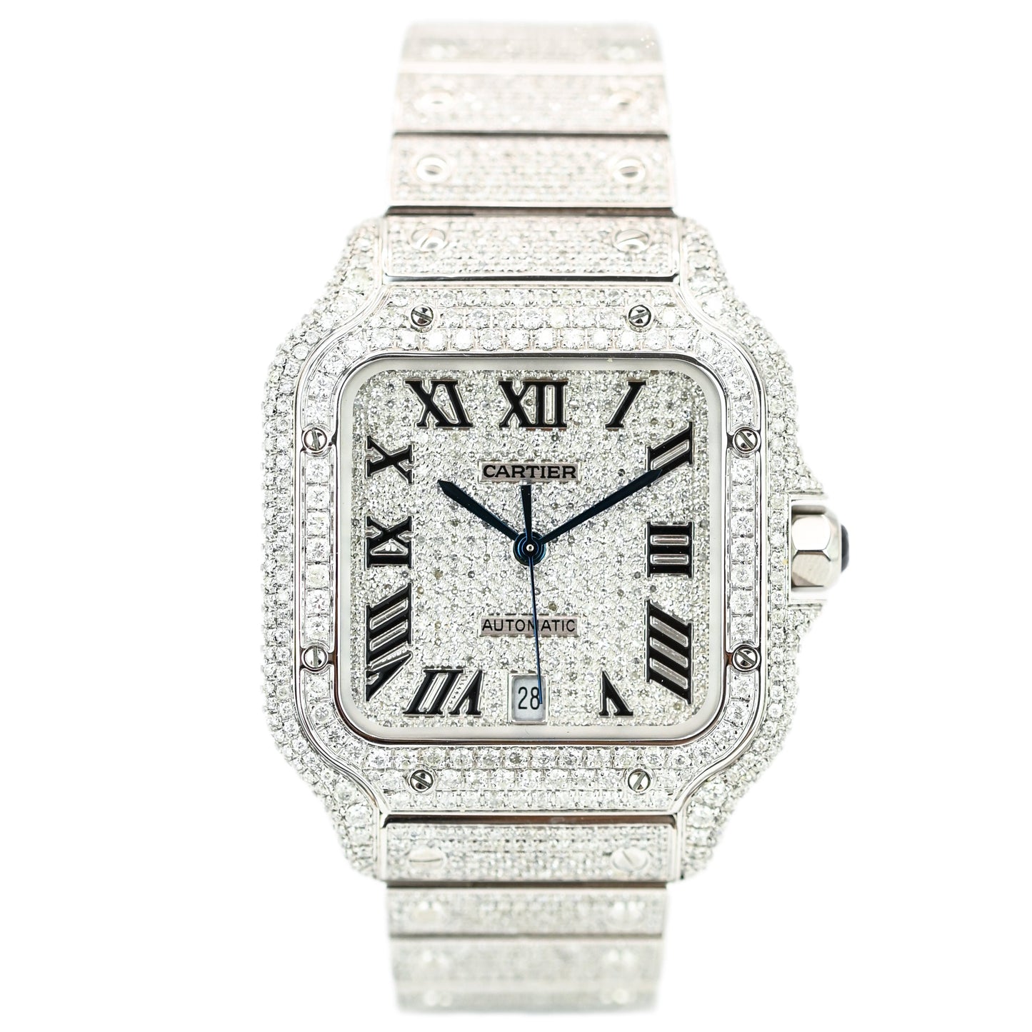 Cartier Santos De Cartier 39.8mm | WSSA0018 | Diamond Set | Box & Papers