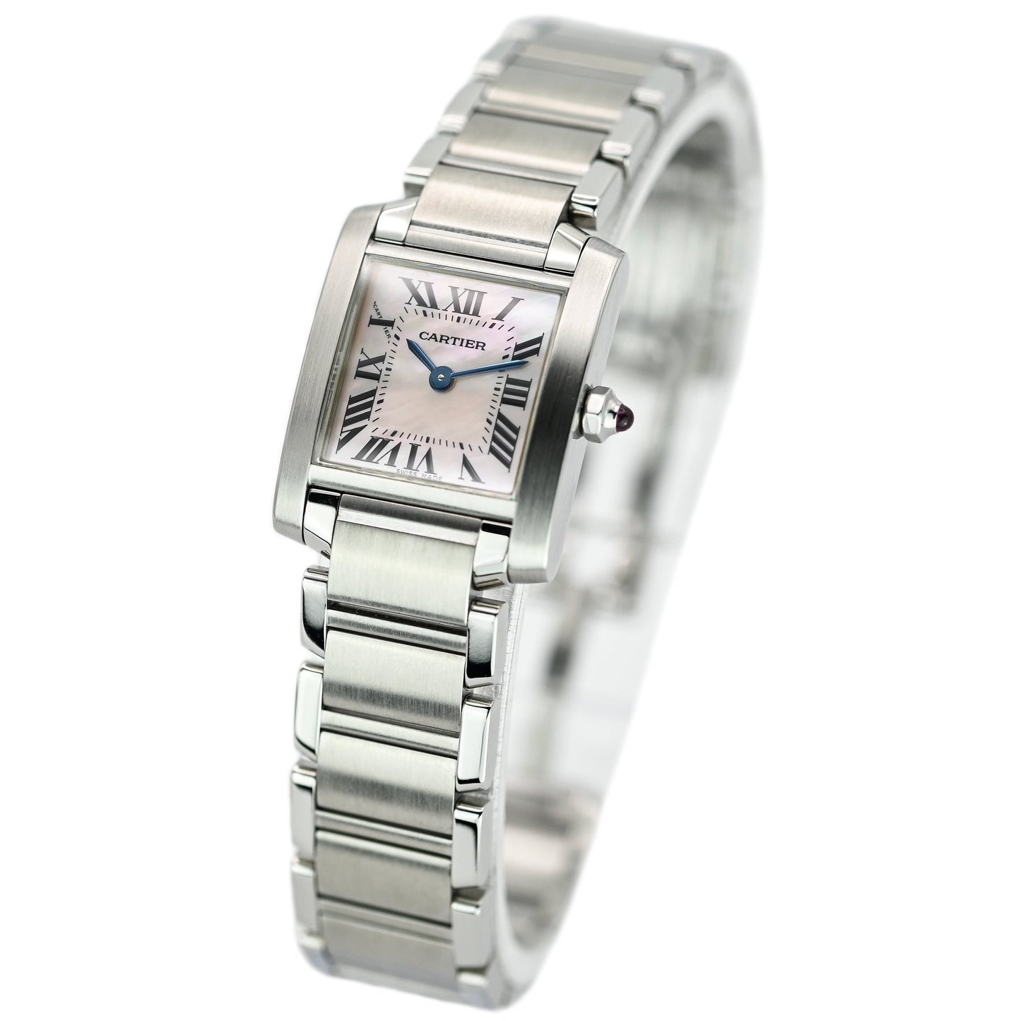 Cartier Tank Française 20mm | 2384 | Factory MOP Dial | Box & Papers