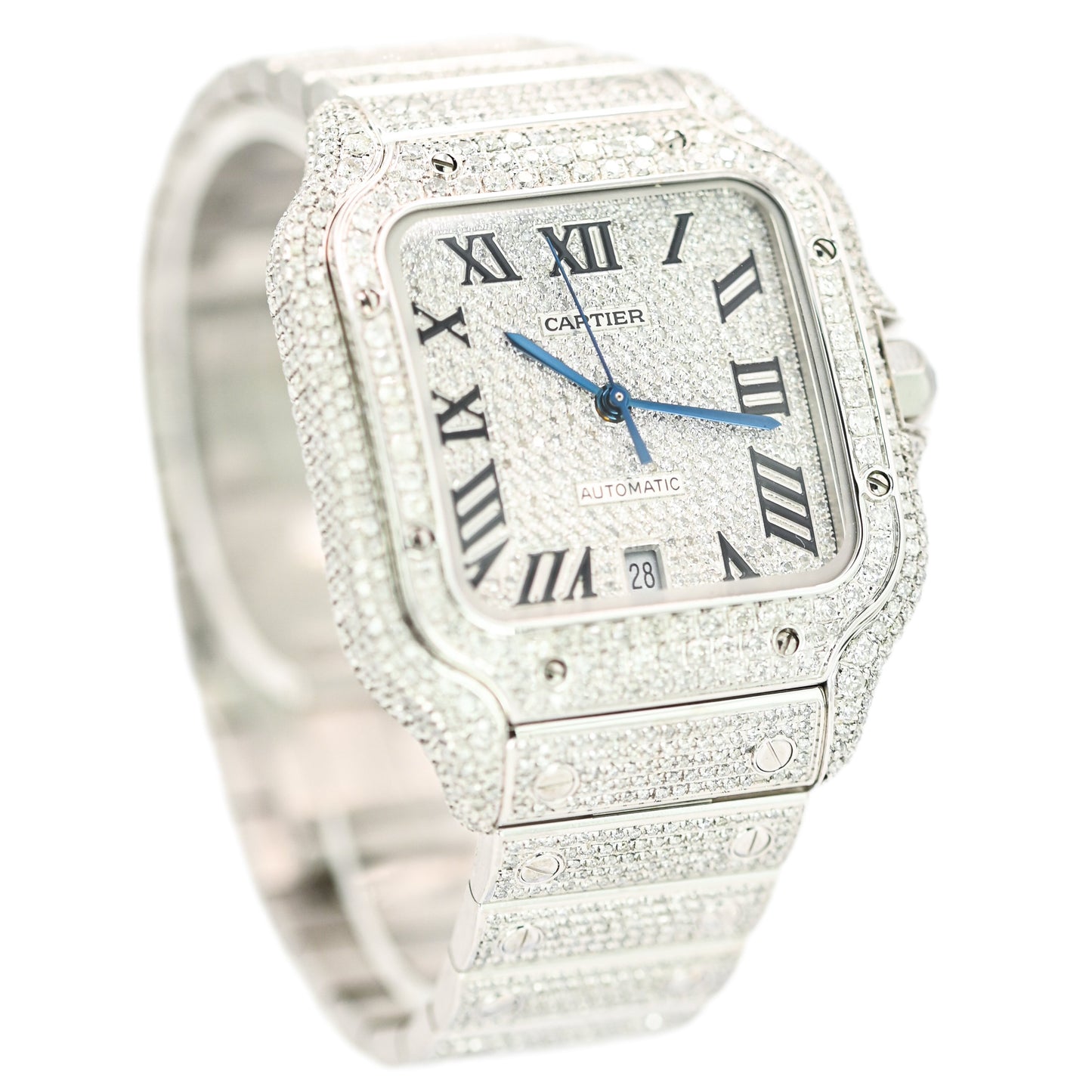 Cartier Santos De Cartier 39.8mm | WSSA0018 | Diamond Set | Box & Papers