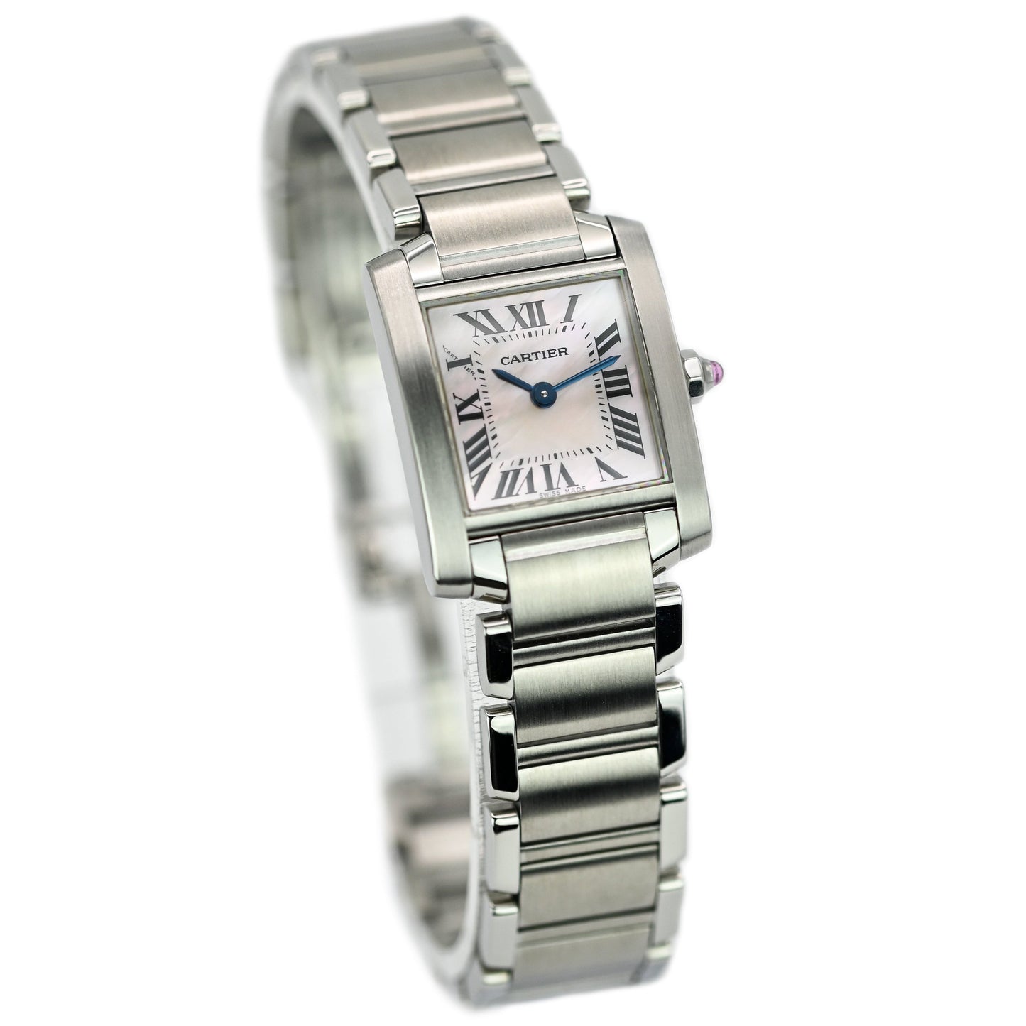 Cartier Tank Française 20mm | 2384 | Factory MOP Dial | Box & Papers