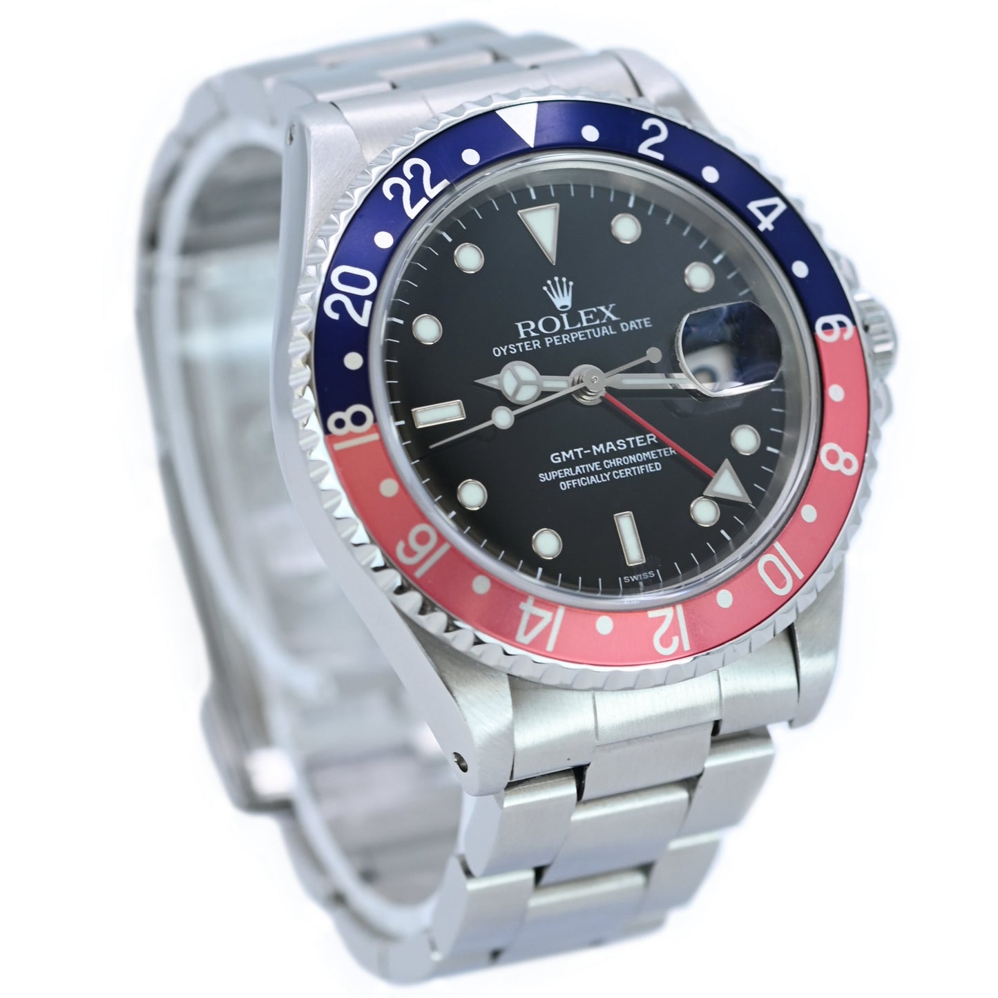Rolex GMT Master Pepsi 40mm | 16700 | 1999 | Swiss Only Dial