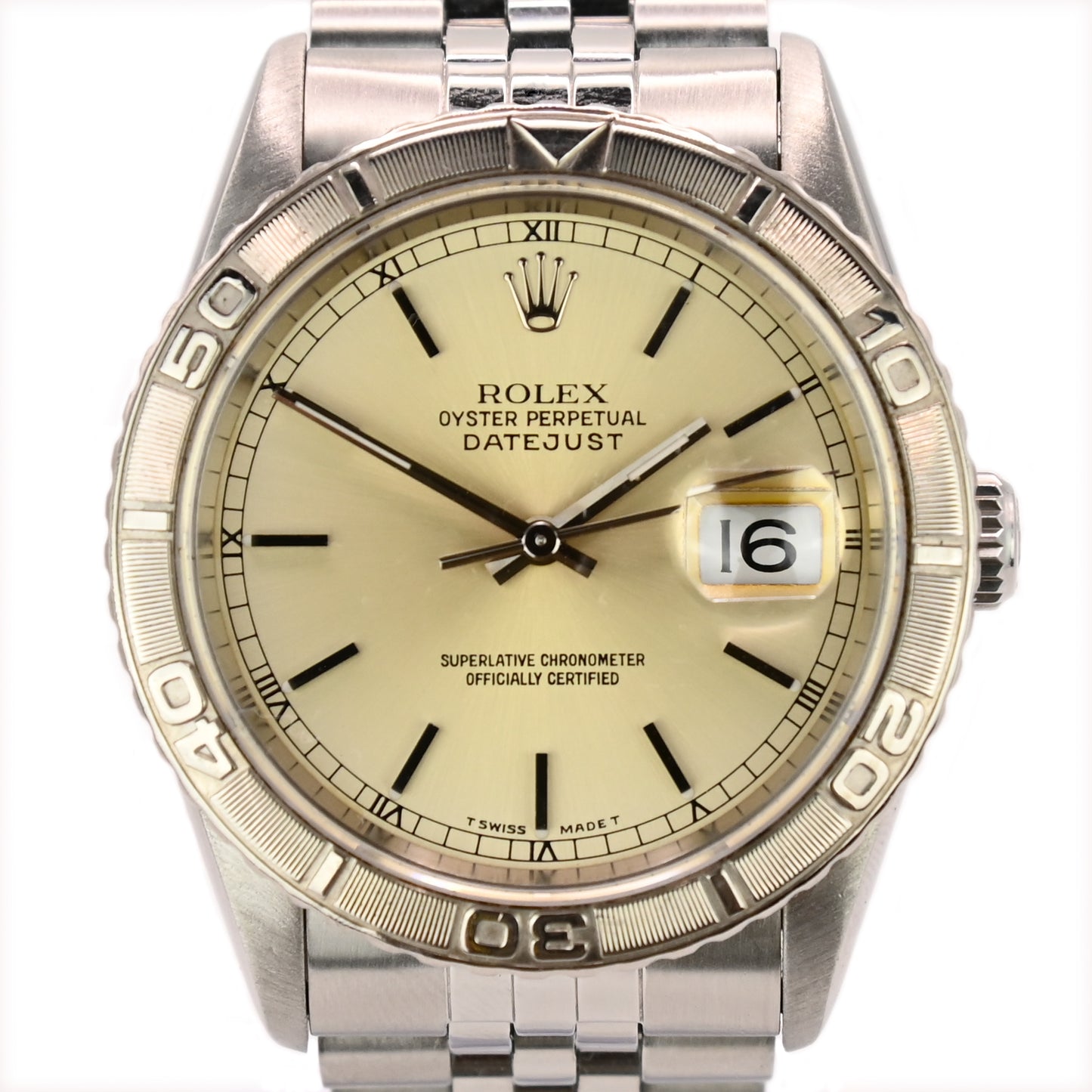 Rolex Datejust Turn-O-Graph 36mm | 16264 | Stainless Steel & White Gold | Full Collectors Set