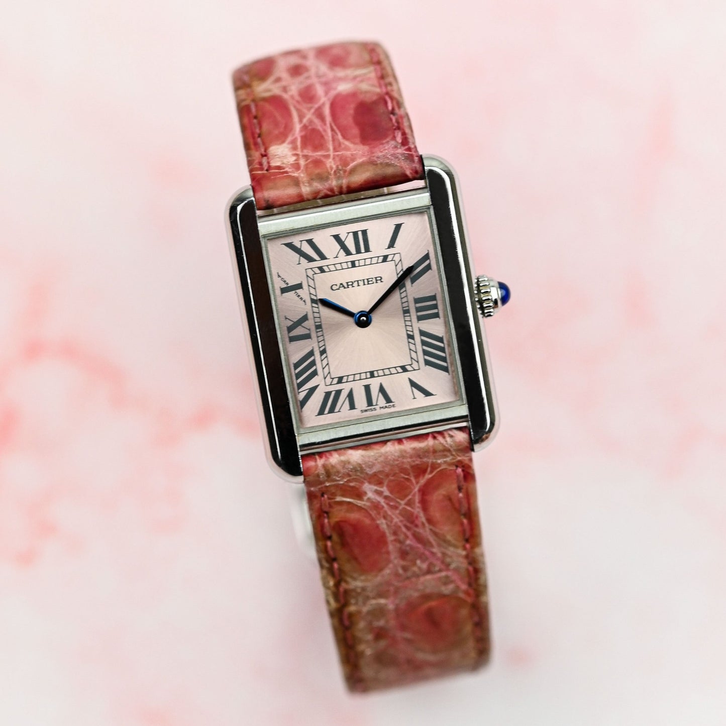 Cartier Tank Solo 31mm | 3170 | Rose Dial | Box & Papers