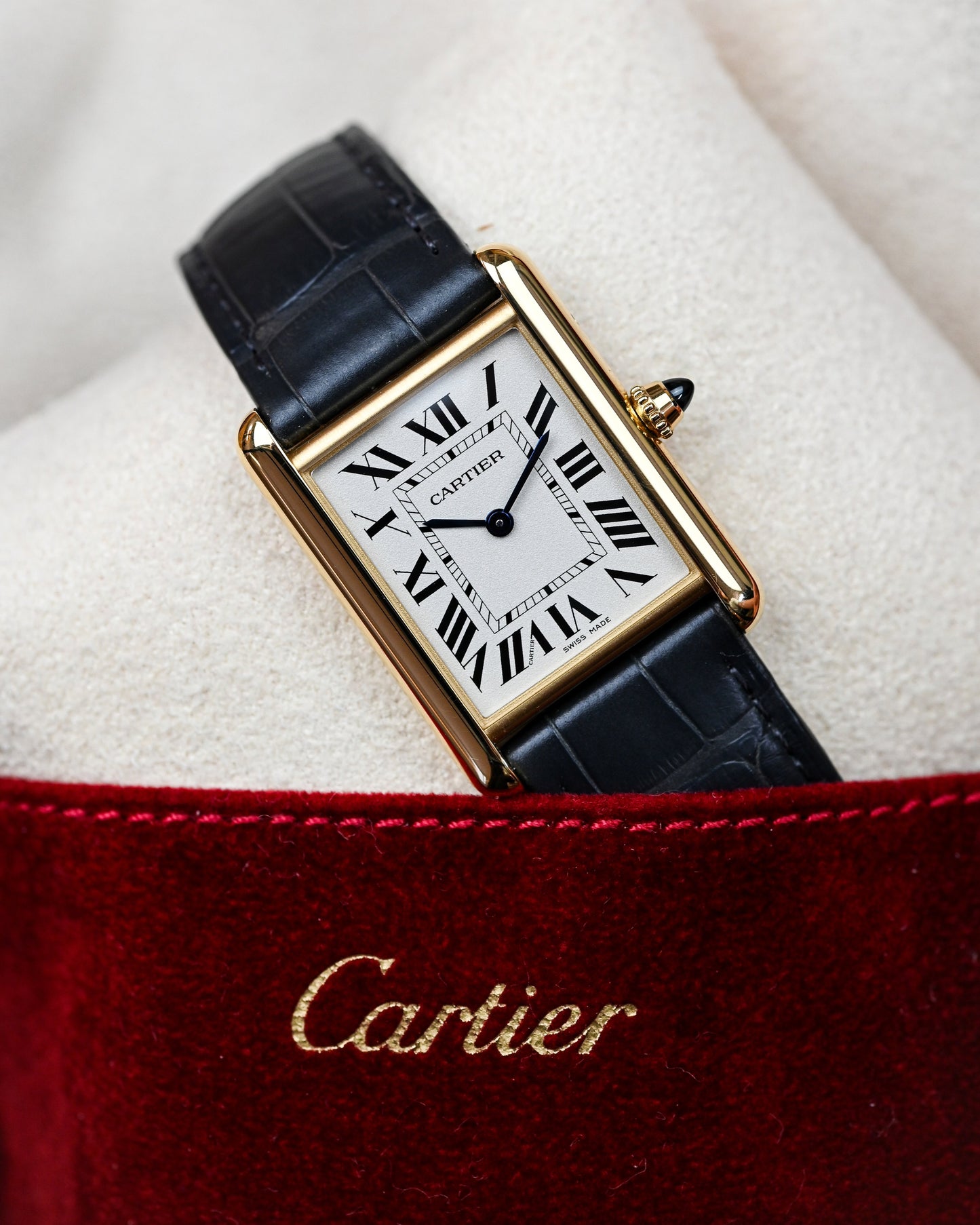 Cartier Tank Louis 33mm | 4397 | 18k Yellow Gold | Box & Papers | 2024