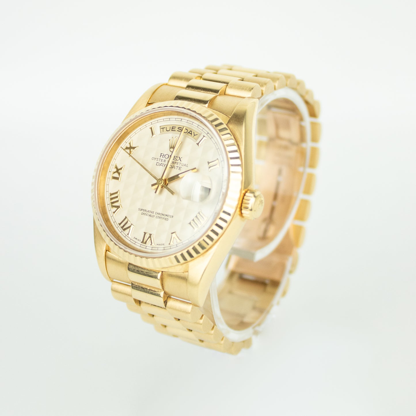 Rolex Day Date 36mm | 18238 | Double Quick Set | 1994 | Rare Pyramid Dial