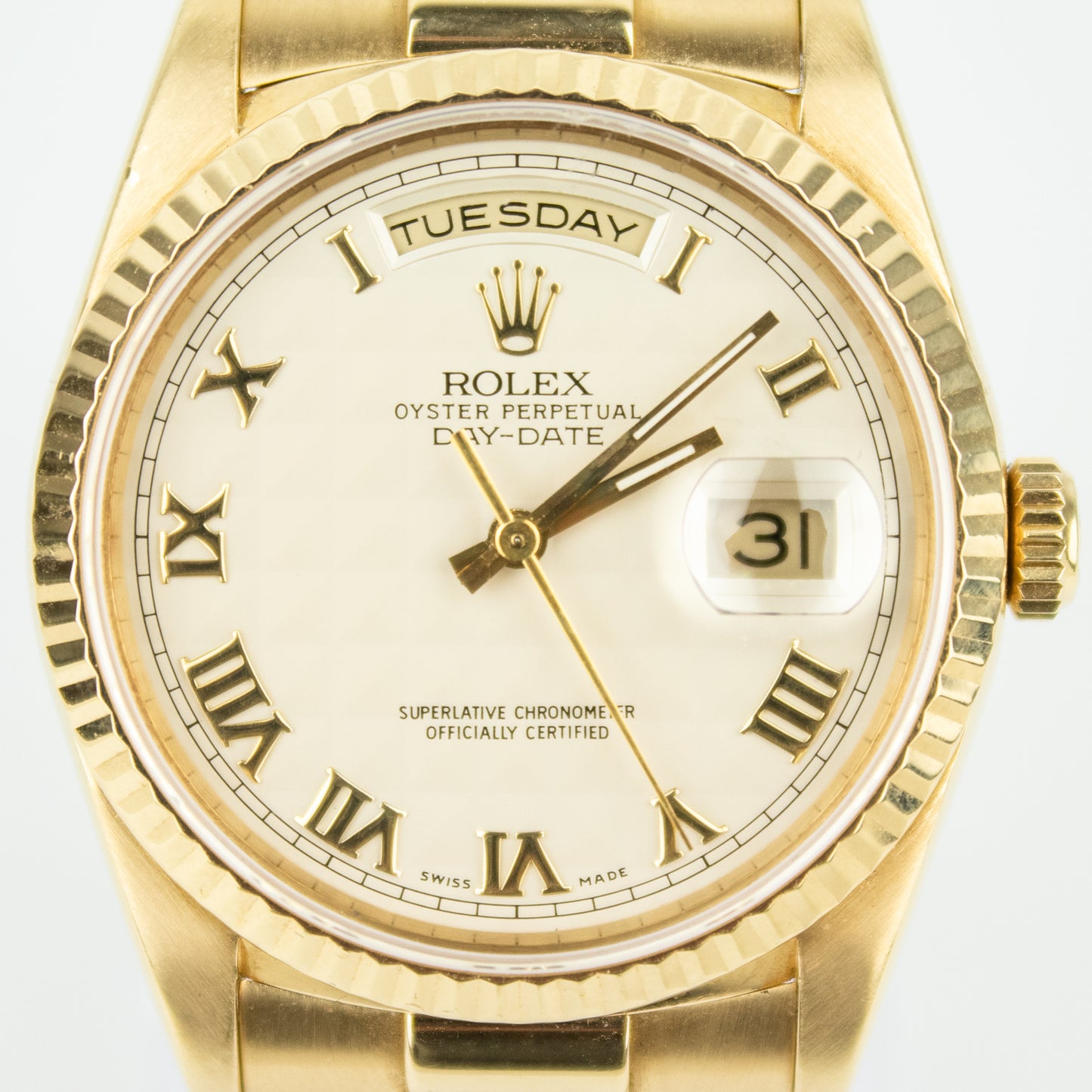 Rolex Day Date 36mm | 18238 | Double Quick Set | 1994 | Rare Pyramid Dial