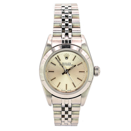 Rolex Lady Oyster Perpetual 24mm | 76080 | Stainless Steel | Box & Papers