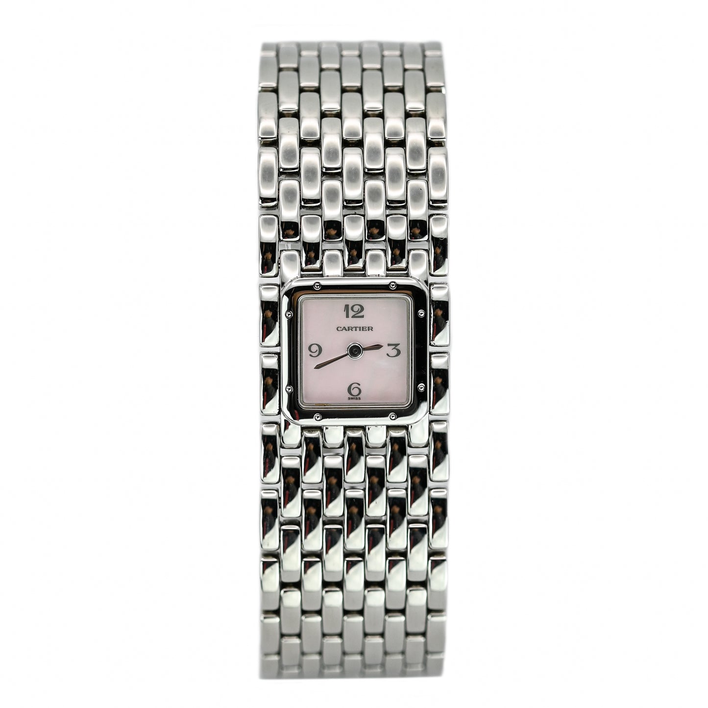 Cartier Panthère Ruban 21mm | 2420 | Pink Mother Of Pearl Dial