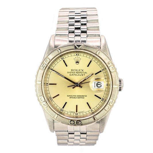 Rolex Datejust Turn-O-Graph 36mm | 16264 | Stainless Steel & White Gold | Full Collectors Set