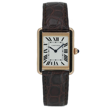 Cartier Tank Solo 24mm | 3168 | Rose Gold | Box & Papers