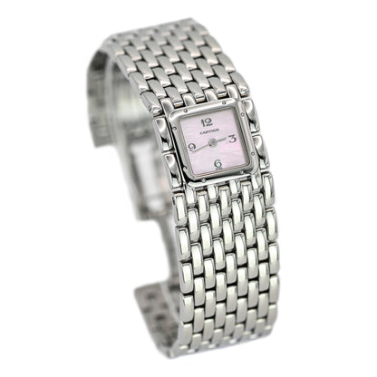 Cartier Panthère Ruban 21mm | 2420 | Pink Mother Of Pearl Dial