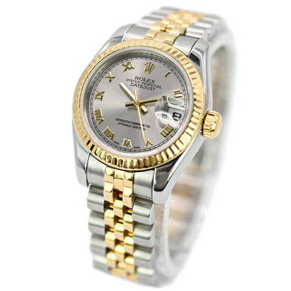 Rolex Lady Datejust 26mm | 179173 | Factory Silver Dial | Box & Papers