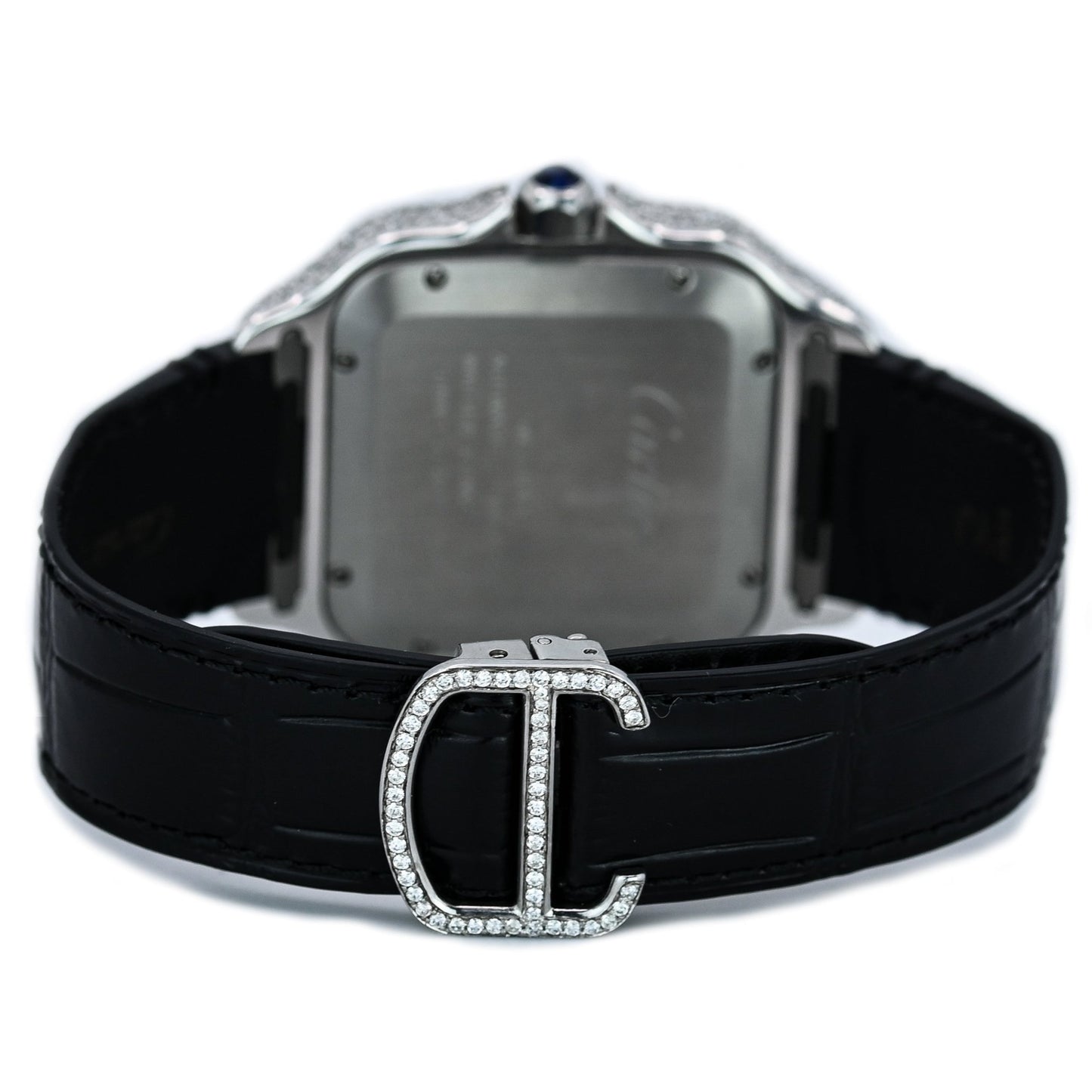 Cartier Santos XL 40mm | 4072 | Custom Diamond Set