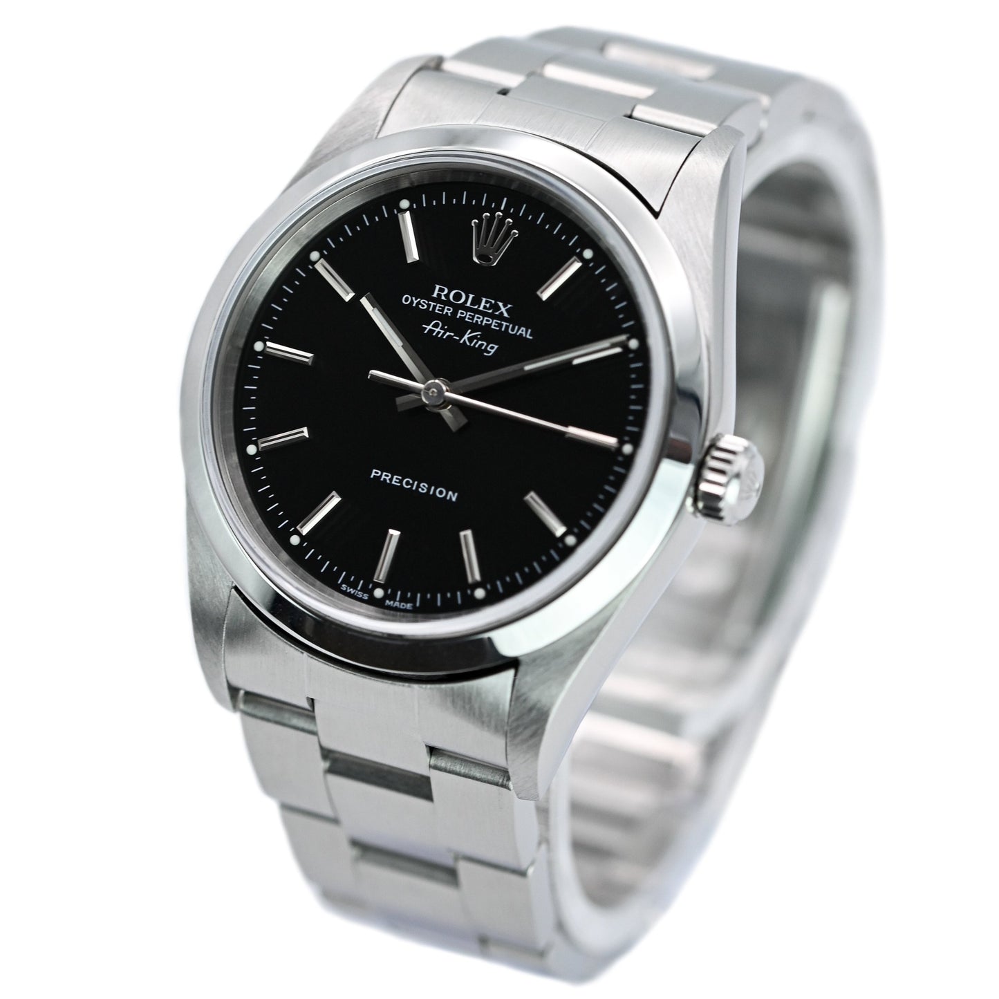 Rolex Air-King 34mm | 14000M | Stainless Steel | Factory Black Dial