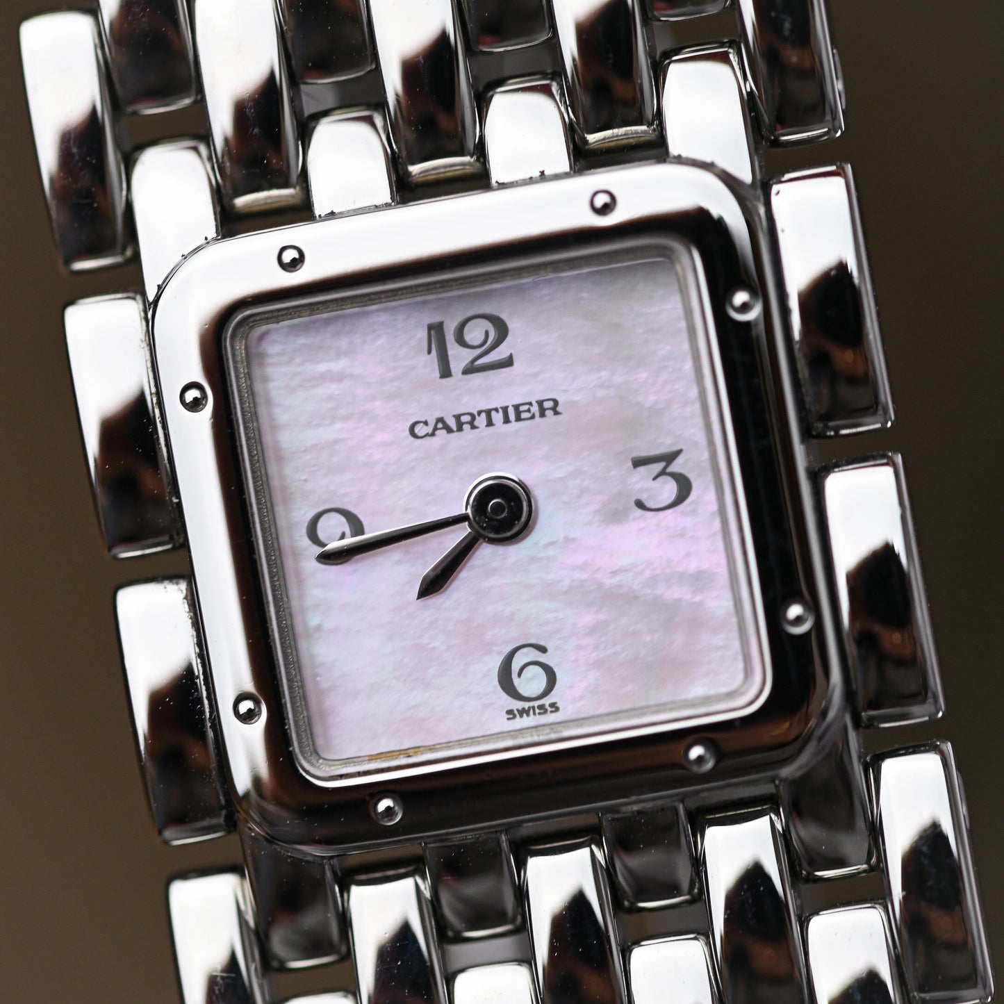 Cartier Panthère Ruban 21mm | 2420 | Pink Mother Of Pearl Dial