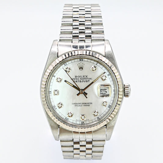 Rolex Datejust 36mm | 16014 | Stainless Steel & White Gold