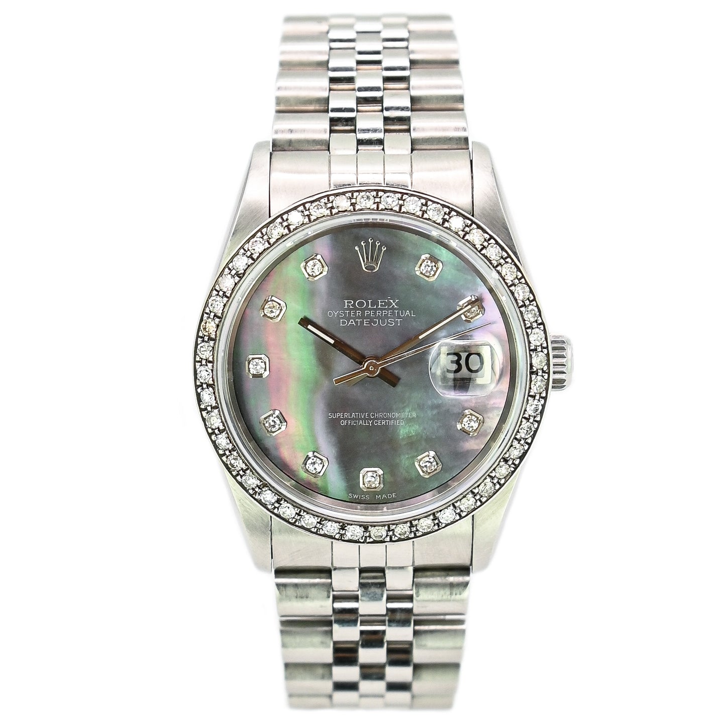 Rolex Datejust 36mm | 16234 | Custom Diamond Bezel