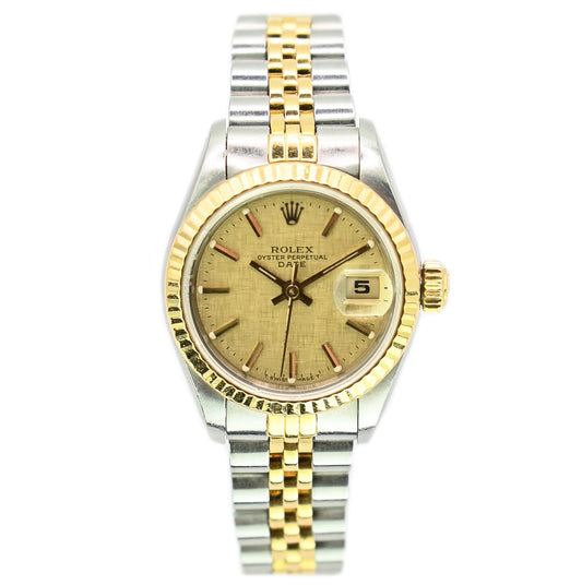 Rolex Lady Datejust 26mm | 69173 | Factory Linen Dial