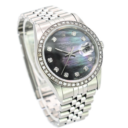 Rolex Datejust 36mm | 16234 | Custom Diamond Bezel